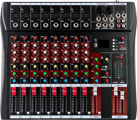 audio soundboard mixer.